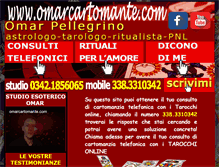 Tablet Screenshot of omarcartomante.com